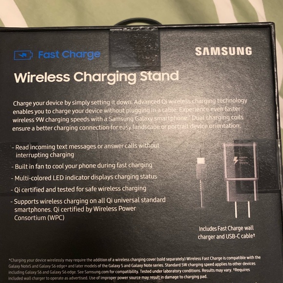 Samsung Wireless Cell Phone Charging Stand - Picture 2 of 3